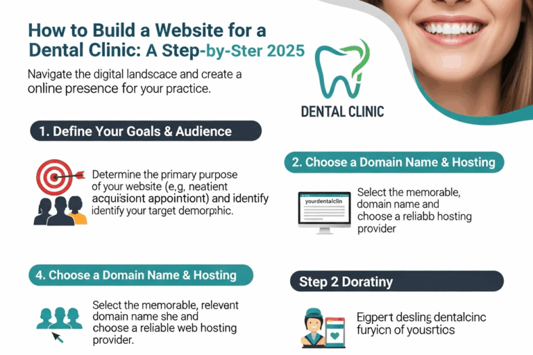 Create dental clinic website