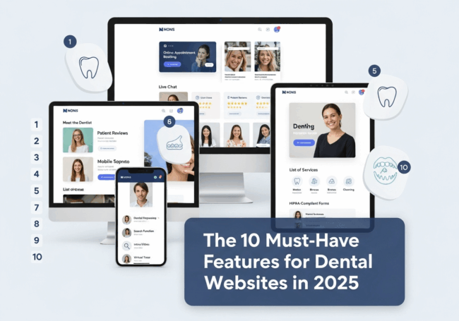 dentist-website-top-features-2025